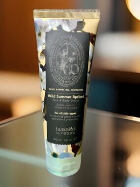Tweak'd By Nature Wild Summer Apricot FACE & BODY Cream, 3 fl.oz.